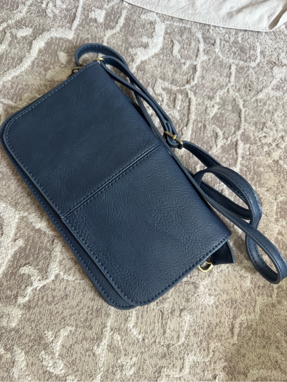 Joy Susan Classic Navy Crossbody Bag